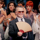 German designer Karl Lagerfeld’s signature fan.